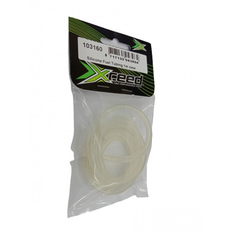 Xceed Silicon Fuel Tubing 1m (clear)