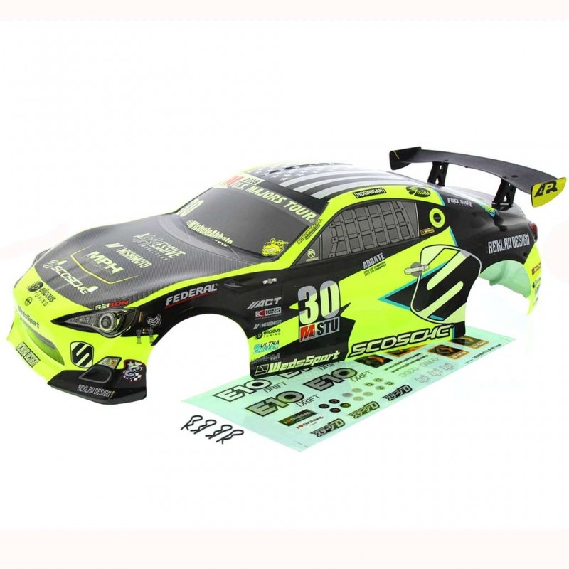 HPI Racing Michele Abbate GRRRacing Touring Car Printed Body (200MM) 1/10th Scale w/ Painted