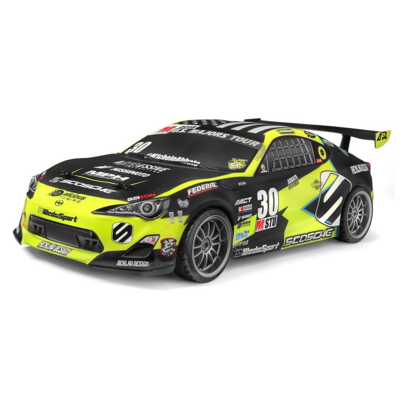 HPI Racing Michele Abbate GRRRacing Touring Car Printed Body (200MM) 1/10th Scale w/ Painted