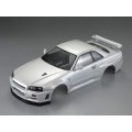 KillerRc NISSAN SKYLINE (BNR34) 1/10 Pre-Painted Body (Pearl-white)