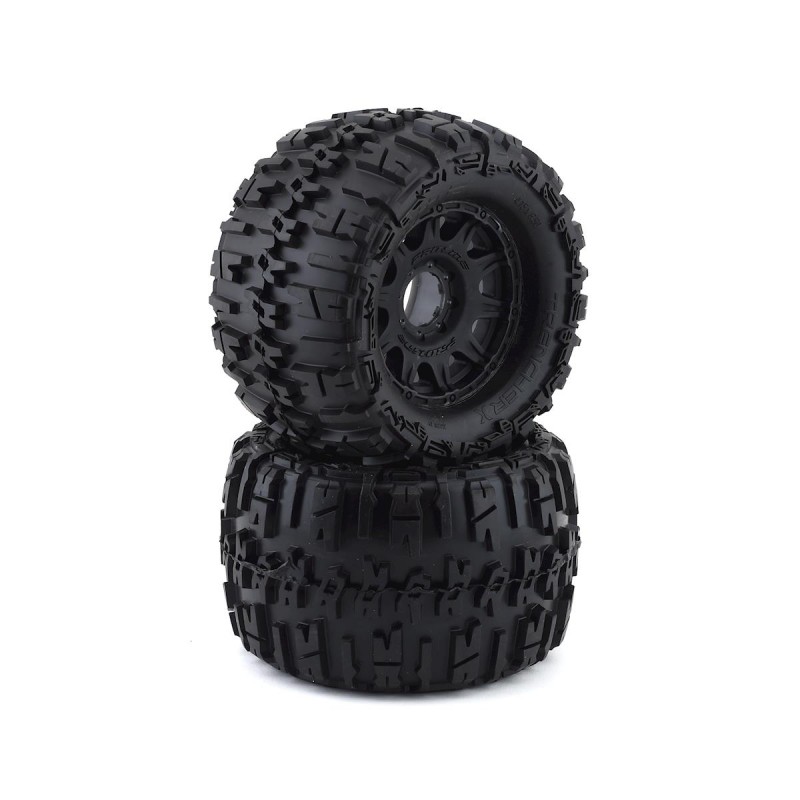 Pro-Line Trencher X MX38 3.8" Tire w/Raid 8x32 Wheels (Black) (2) (M2) w/Removable Hex