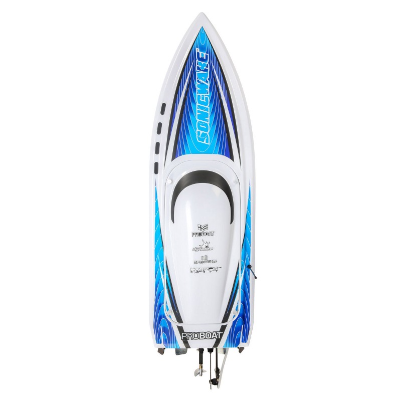 Proboat Sonicwake 36" Self-Righting Brushless Deep-V RTR (White)