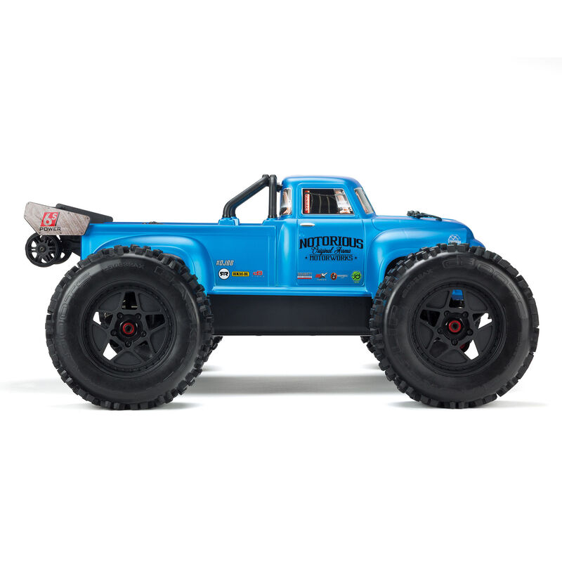 NOTORIOUS 6S V5 4WD BLX 1/8 STUNT TRUCK (MATTE BLUE) RTR
