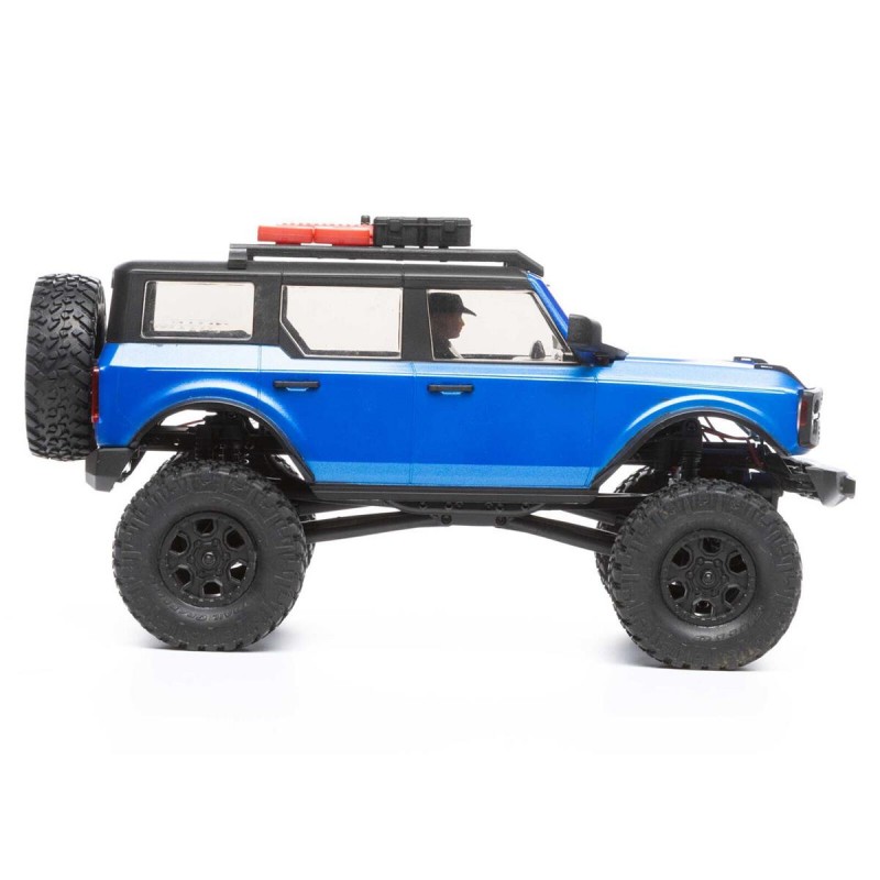 Axial SCX24 2021 Ford Bronco Hard Body 1/24 4WD RTR Scale Mini Crawler (Blue) w/2.4GHz Radio