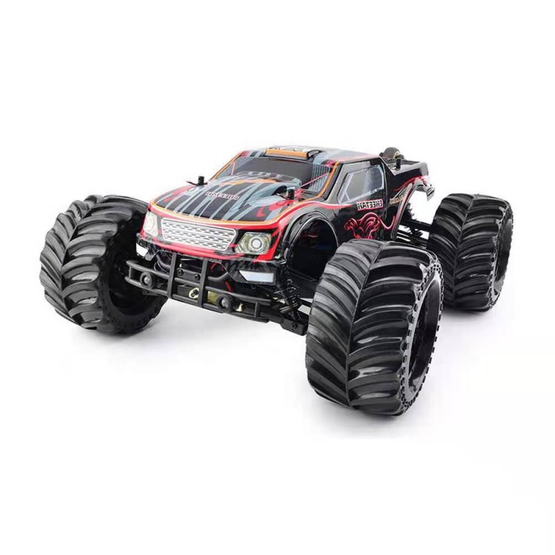 JLB Racing JLB11101 Cheetah Extreme 120A New Version Brushless Monster Truck 4WD RTR 1/10Scale w/2.4GHz Radio (Black)