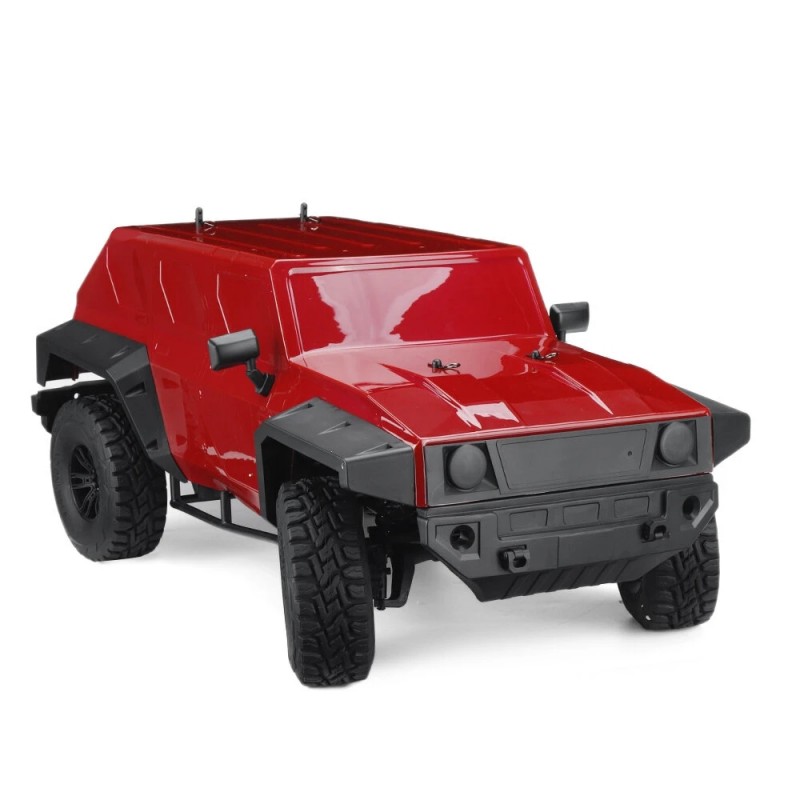 JLB Racing JLB4 1/8 Brushed Waterproof 4WD RTR Scale Rock Crawler w/2.4GHz Radio (Red)