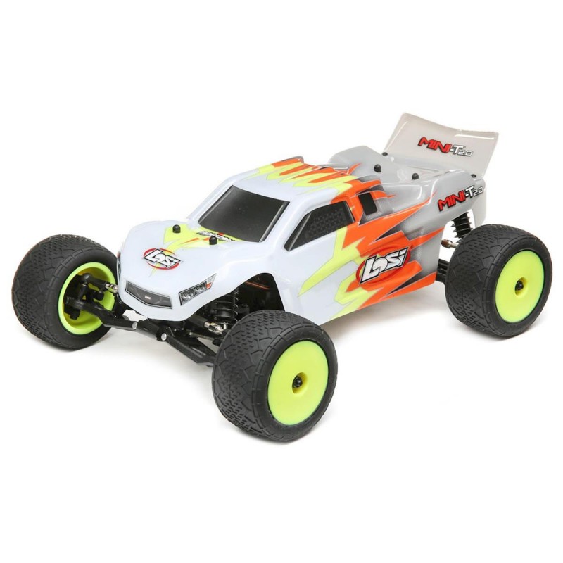 Losi Mini-T 2.0 1/18 RTR 2wd Stadium Truck (Grey/White) w/2.4GHz Radio, Battery & Charger