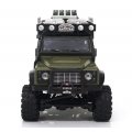 Yamix Simulation Series RC Crawler 1:28 Scale Body metal texture of material RTR W/Led Light 2.4GHz Radio System(Green)