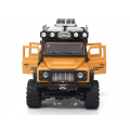 Yamix Simulation Series RC Crawler 1:28 Scale Body metal texture of material RTR W/Led Light 2.4GHz Radio System(Yellow)