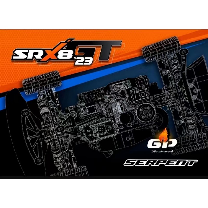 Serpent SRX8 GT '23 1/8 4wd GP On Road Sedan Kit 