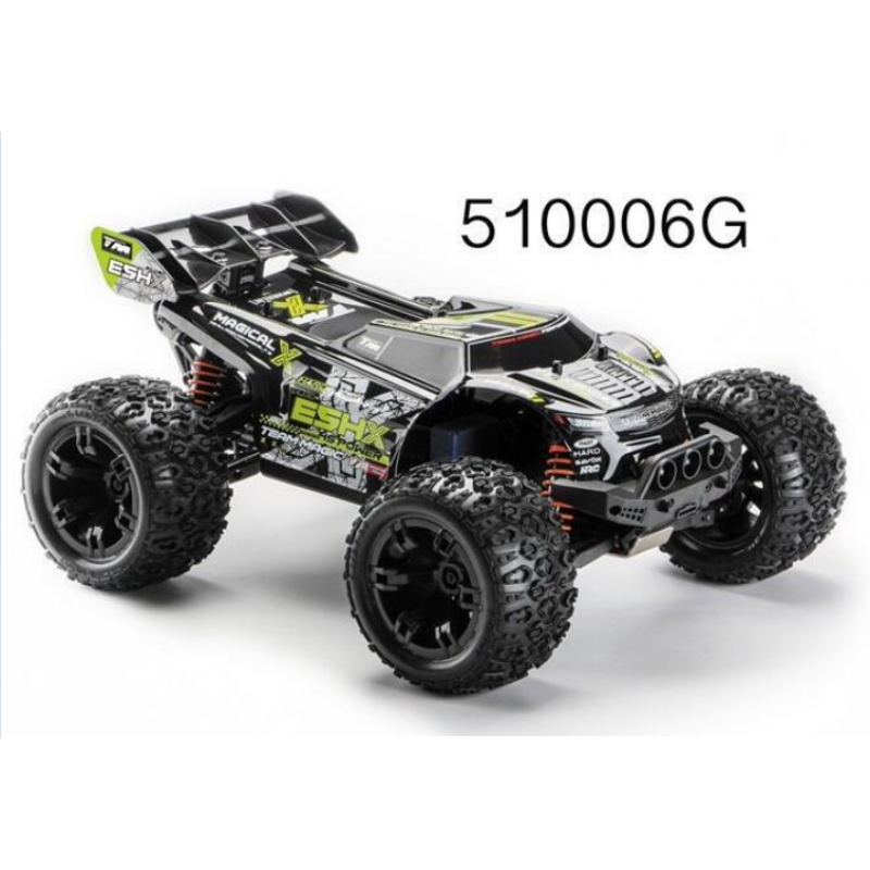 Team Magic E5 HX 4S - Black/Green 1/10 Racing Monster Electric - 4WD - RTR - Brushless 4S - Waterproof