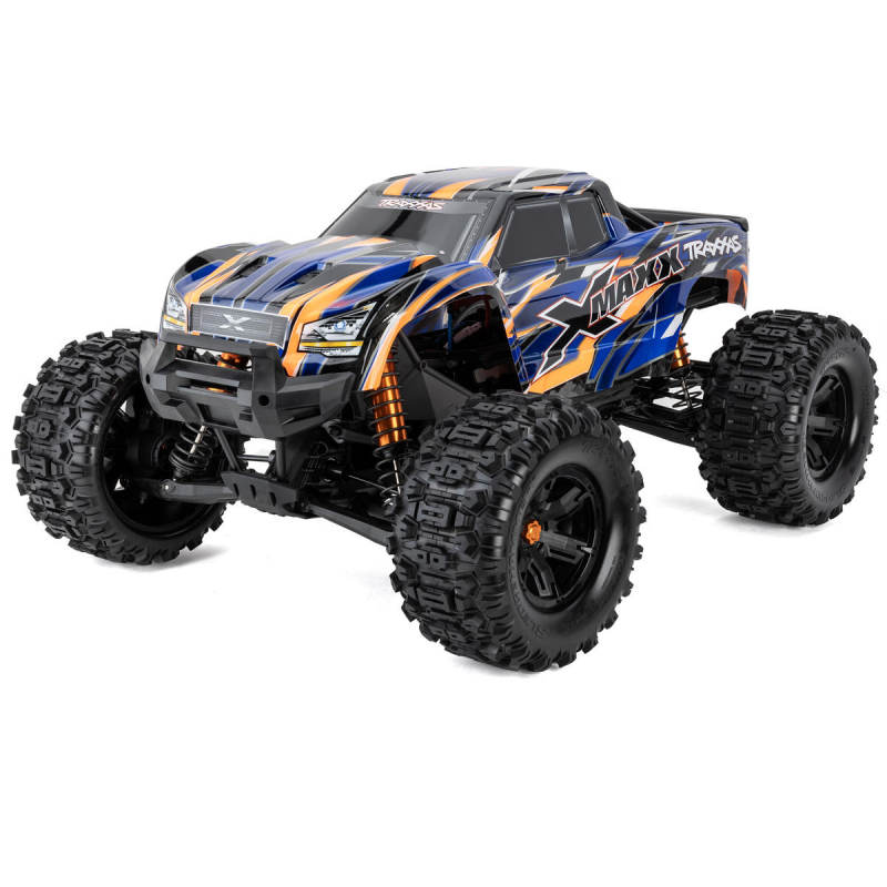 Traxxas X-Maxx 8S 1/6 4WD Brushless RTR Monster Truck (Orange) w/2.4GHz TQi Radio system & Belted Tires