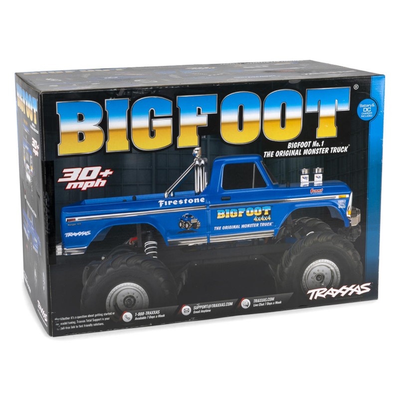 Traxxas "Bigfoot" No.1 Original Monster RTR 1/10 2WD Monster Truck w/LED Lights, TQ 2.4GHz Radio, Battery & DC Charger