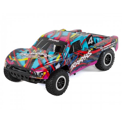 Traxxas Nitro Slash 3.3 1/10 2WD RTR SC Truck (Hawaiian Edition) w/TQ 2.4GHz Radio, TSM, Battery & DC Charger