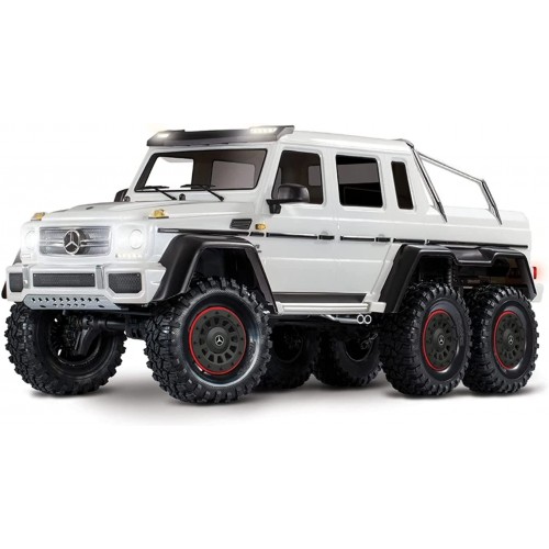 Traxxas TRX-6 1/10 6x6 Trail Crawler Truck w/Mercedes-Benz G 63 AMG Body (White) w/TQi 2.4GHz Radio