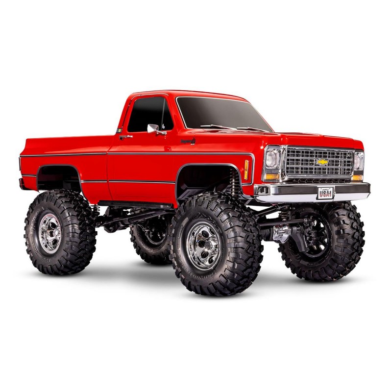 Traxxas TRX-4 1/10 Trail Crawler Truck w/'79 Chevrolet K10 Truck Body (Red) w/TQi 2.4GHz Radio