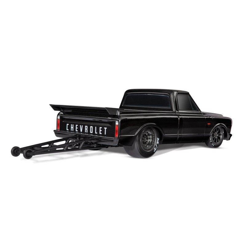 Traxxas 1967 Chevrolet C10 Drag Slash 1/10 2WD Brushless Drag Truck RTR (Midnight Black)