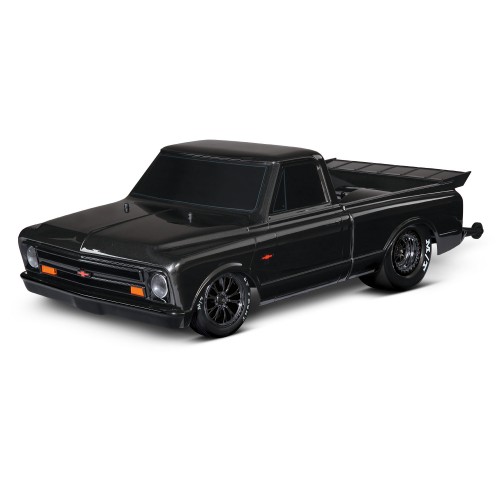 Traxxas 1967 Chevrolet C10 Drag Slash 1/10 2WD Brushless Drag Truck RTR (Midnight Black)