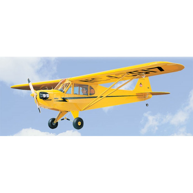 FMS Piper J-3 Cub V2 RTF Electric Airplane (Yellow) w/2.4G Radio System (1030mm)