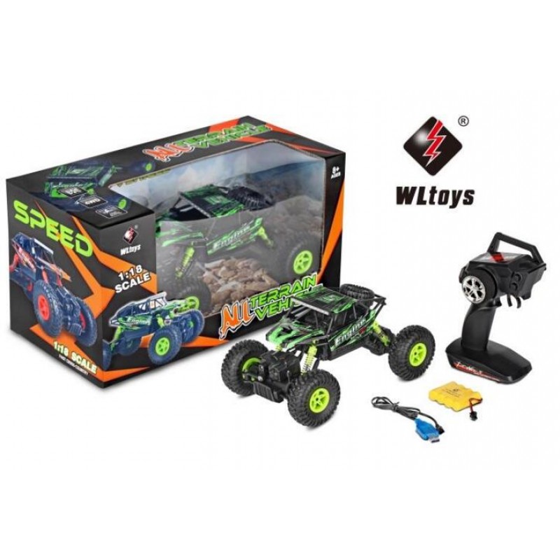 Wltoys 18428-B 1/18th scale Electric off-road 4wD climbing truck with 2.4G Radio