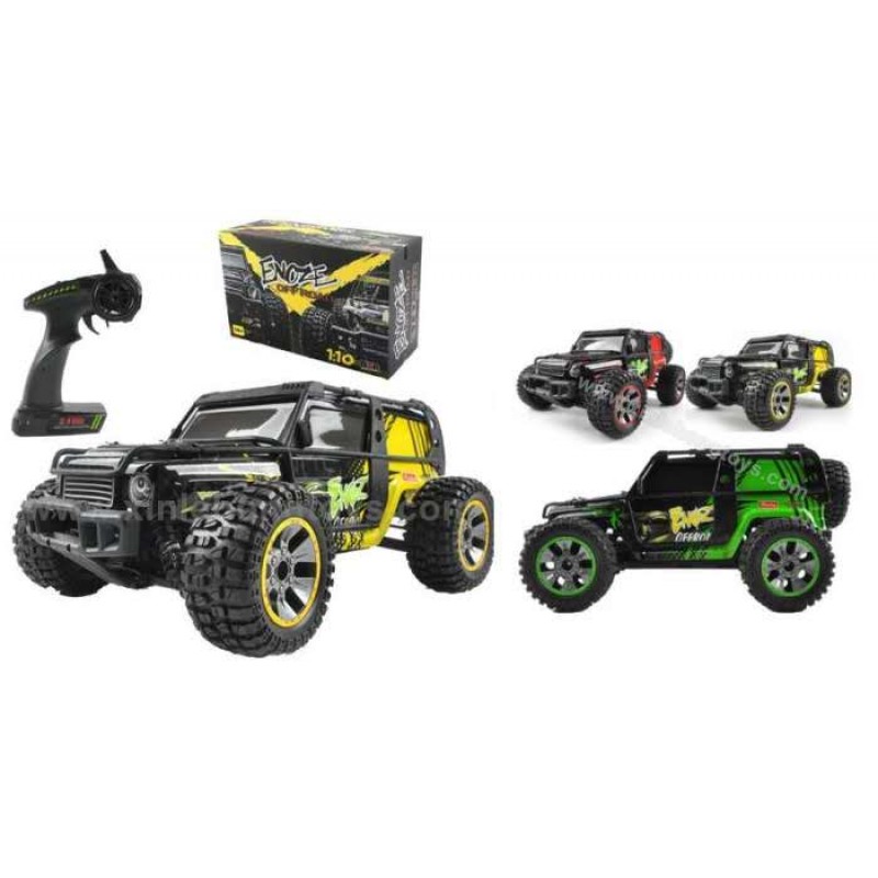 Enoze 9204E 1/10 Monster Truck 4wd Electric Full Proportional Control Off-Road RTR Model - (Green) w/2.4g Radio system