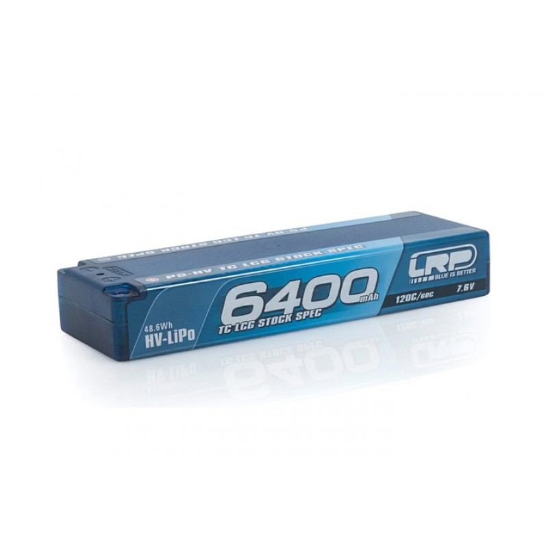 LRP P5-HV TC LCG Stock Spec GRAPHENE 6400mAh Hardcase Battery - 7.6V LiPo - 120C/60C (For Drive)