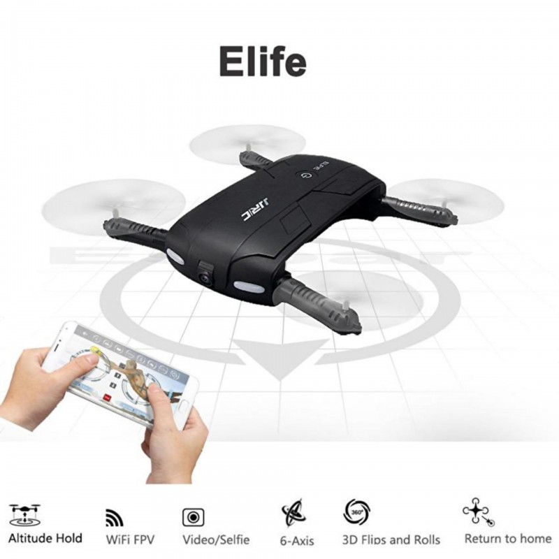 JJRC H37 ELFIE WiFi FPV Headless Foldable Mini Selfie Drone w/2.4G
