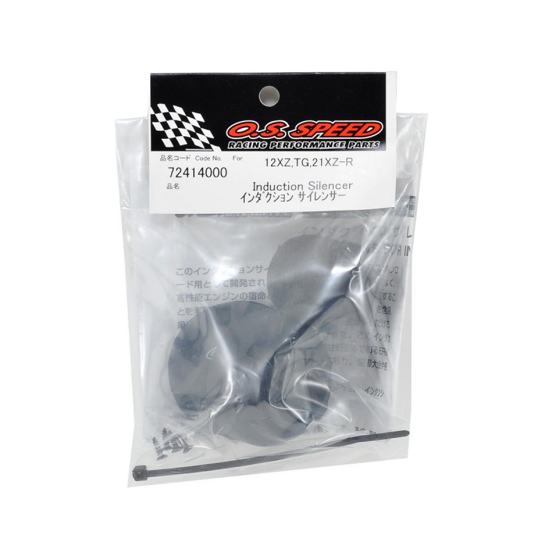 O.S. .12/.21 Induction Silencer On-Road Air Filter System