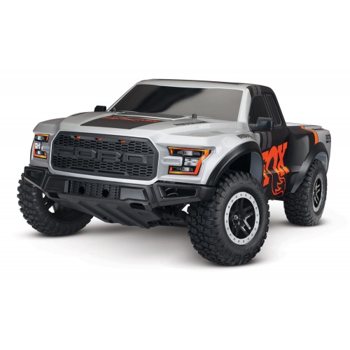 Traxxas 2017 Ford Raptor RTR Slash 1/10 2WD Truck (Fox) w/TQ 2.4GHz Radio, Battery & DC Charger
